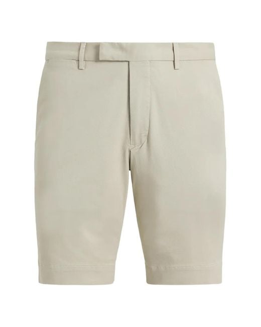 Polo Ralph Lauren Gray Short À Patch Logo for men