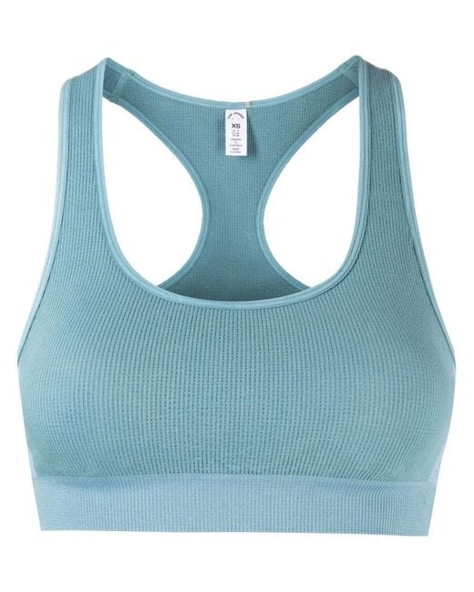 The Upside Blue Anna Seamless Sports Bra