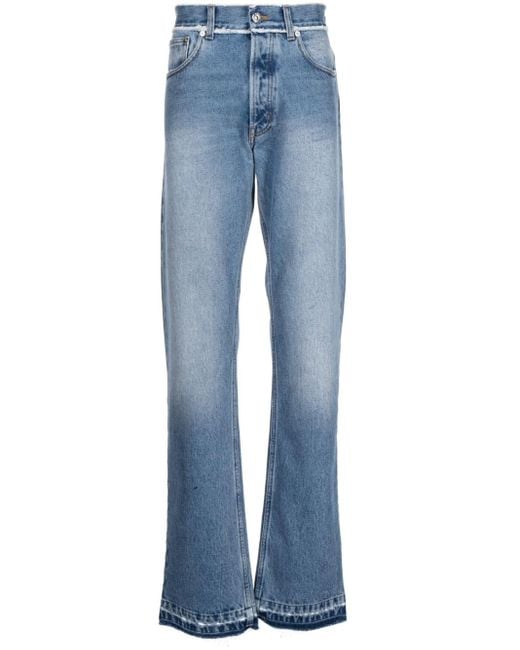 Jeans svasati con effetto schiarito di N°21 in Blue da Uomo