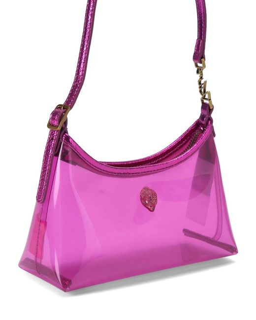 Kurt Geiger Purple Mini Kurt Shoulder Bag