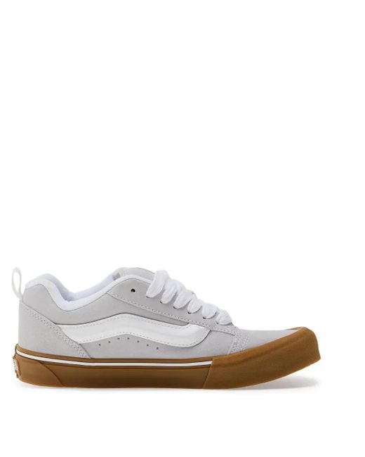 Vans White Knu Skool Sneakers for men
