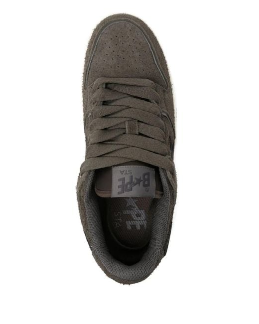 A Bathing Ape Brown Sk8 Sta #3 Sneakers