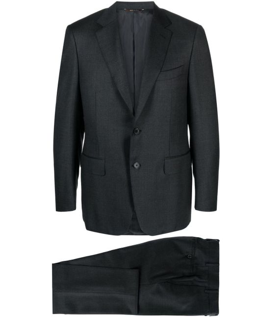 Canali Einreihiger Anzug in Black für Herren