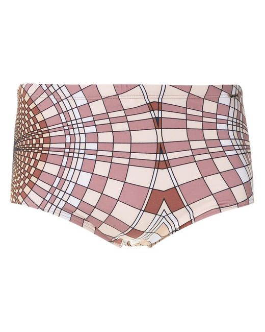 Amir Slama Multicolor Cocar Print Trunks for men