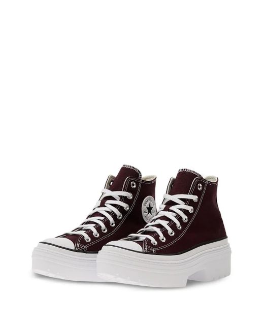 Converse Brown Lugged Platform Sneakers