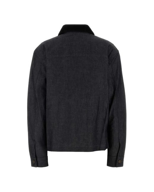 Prada Black Chambray Jacket