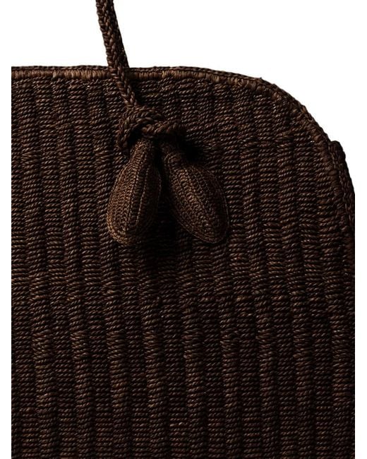 Jacquemus Black The Large Raffia Turismo Tote Bag