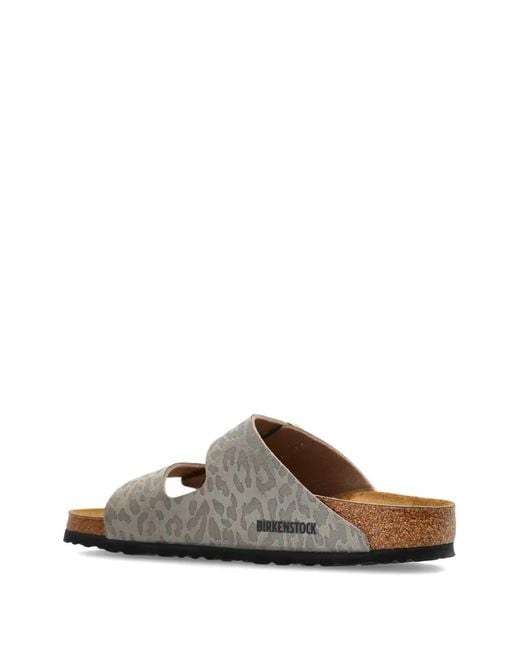 Birkenstock White Arizona Buckle Sandals