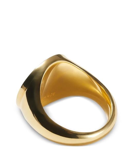 Versace Metallic Medusa Crystal Ring