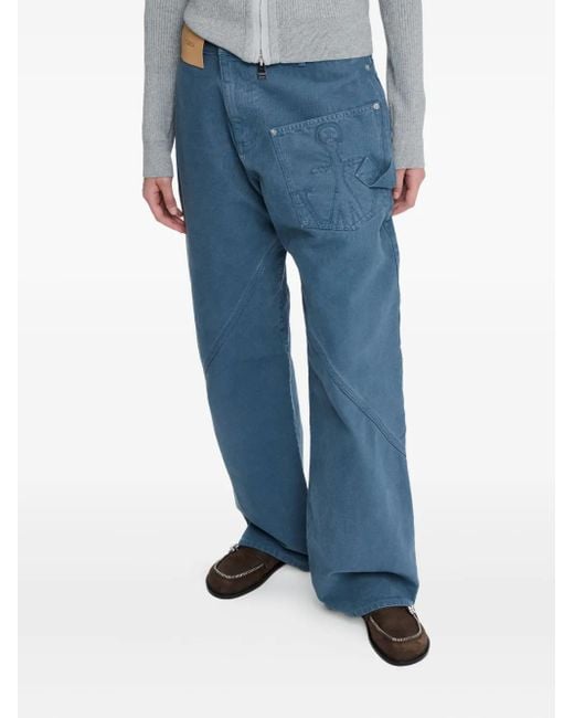 J.W. Anderson Blue Twisted Workwear Hose