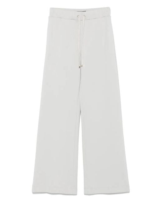 Lorena Antoniazzi White Jersey Track Pants
