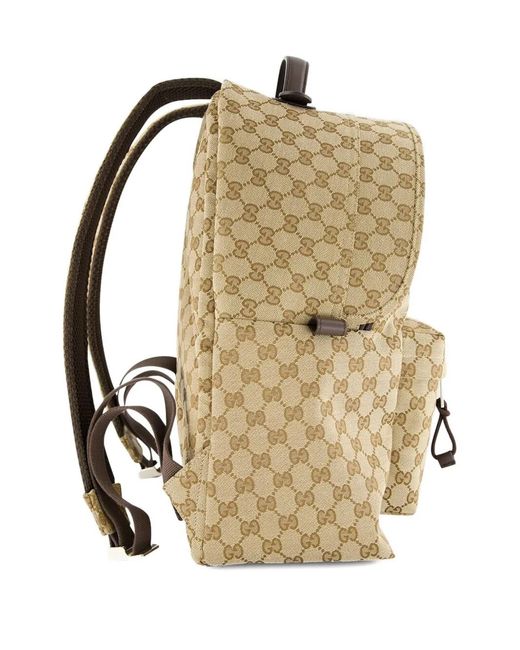 Gucci Metallic Gg-Monogram Backpack for men