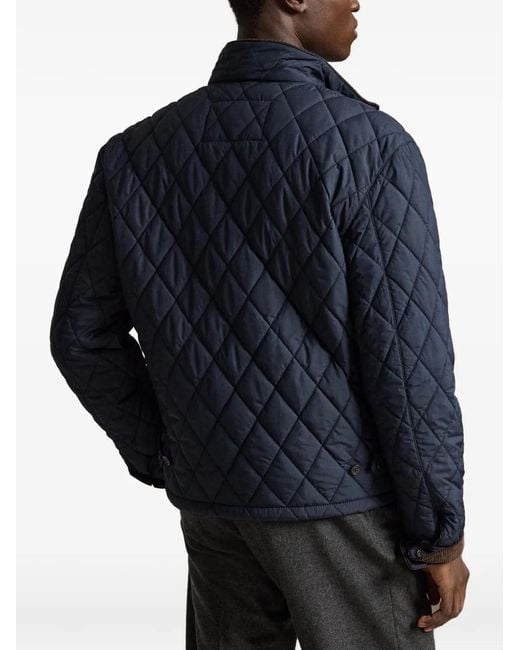 Polo Ralph Lauren Blue Quilted Jacket for men