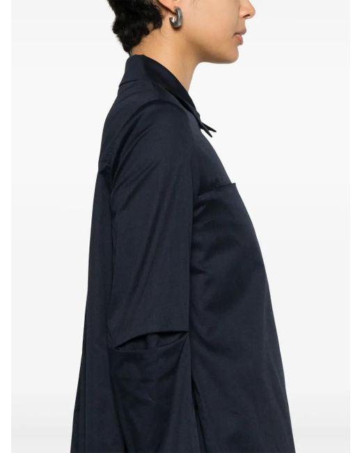 YMC Blue Ymo Maxikleid
