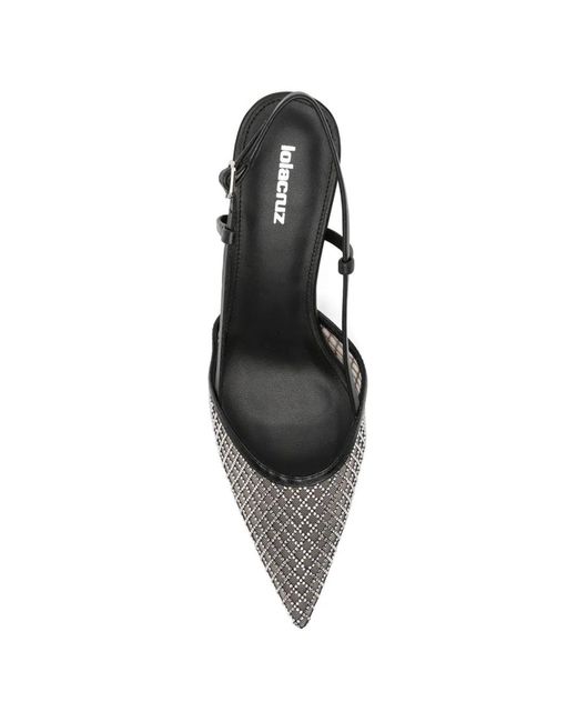 Lola Cruz White Ruby Slingback Pumps