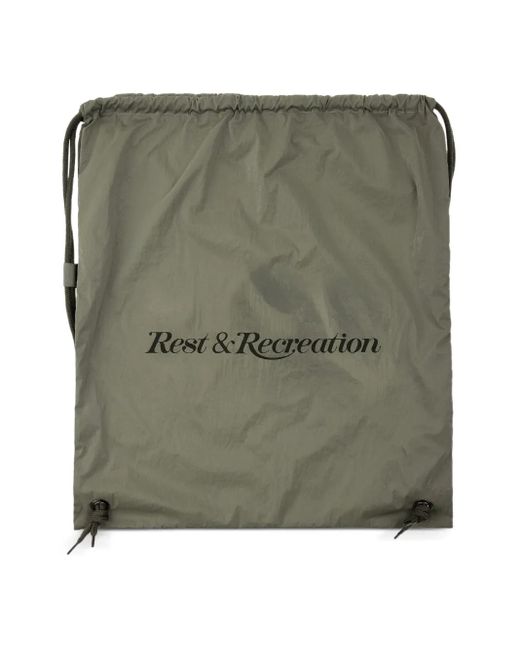 Rest&Recreation Green Drawstring Backpack
