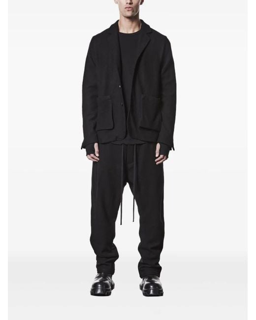 Thom Krom Black Patch Pocket Wool Jacket for men