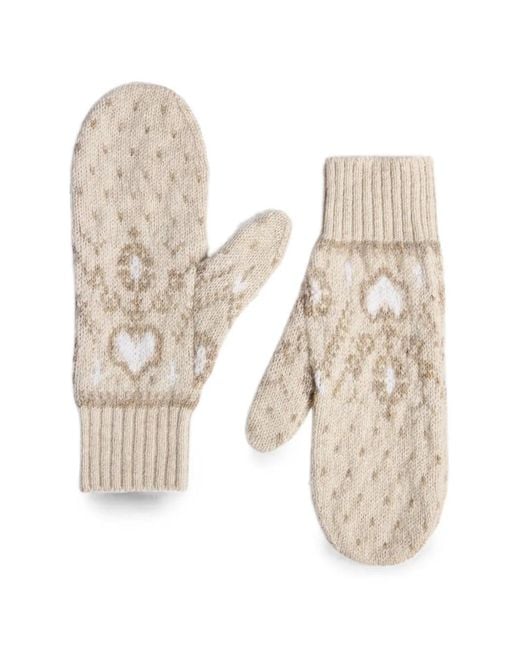 Khaite Natural Christel Mittens