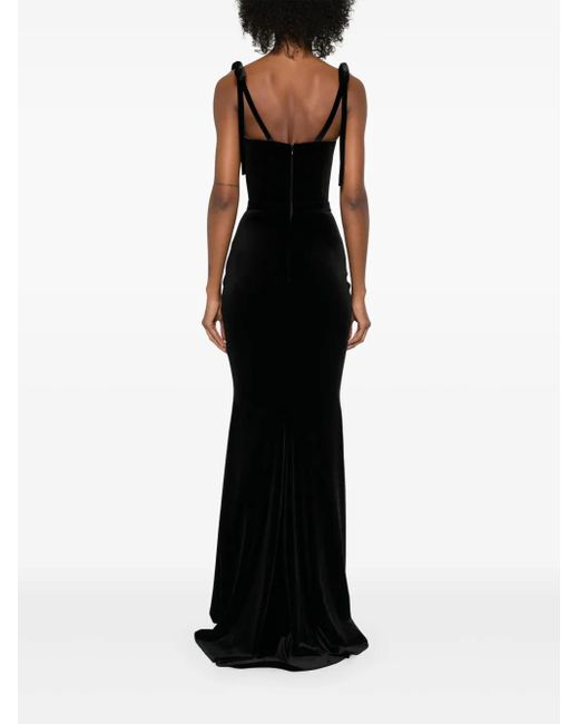 Cristallini Black Cybele Gown
