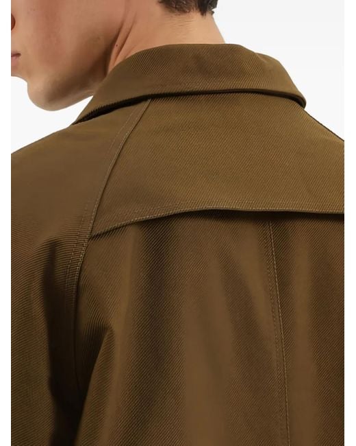 1989 STUDIO Button single-breasted coat in Green für Herren