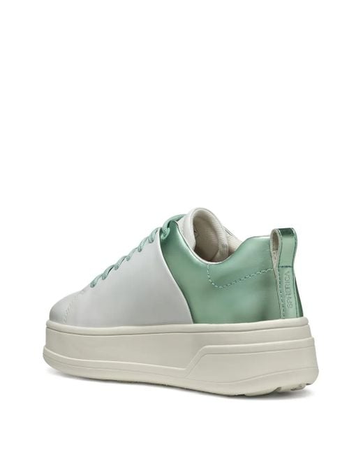 Geox White Spherica Ecub Leisure Sneakers