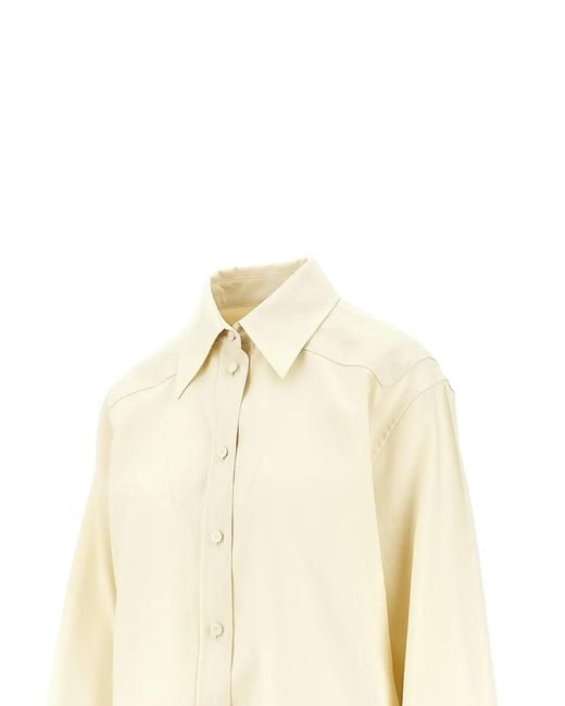 Jil Sander Natural Buttoned Shirt