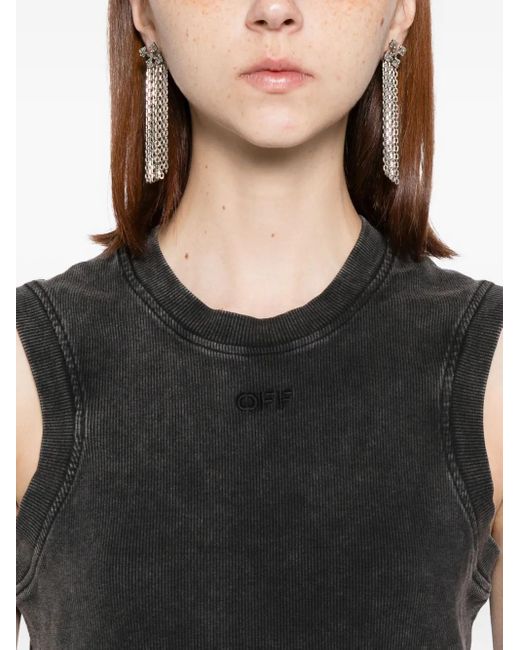 Canotta Kat di Off-White c/o Virgil Abloh in Black