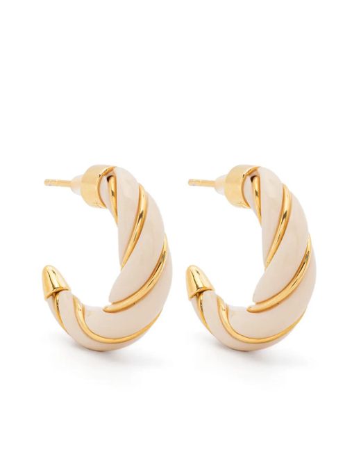 Aurelie Bidermann Natural Mini Diana twisted earrings