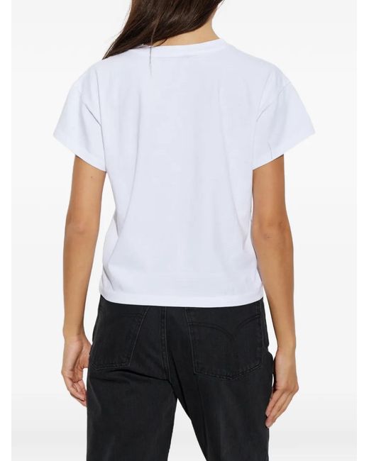 Rag & Bone White Crew-Neck T-Shirt