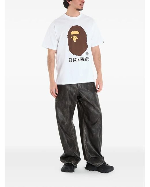 A Bathing Ape White By Bathing Ape Tee T-Shirt