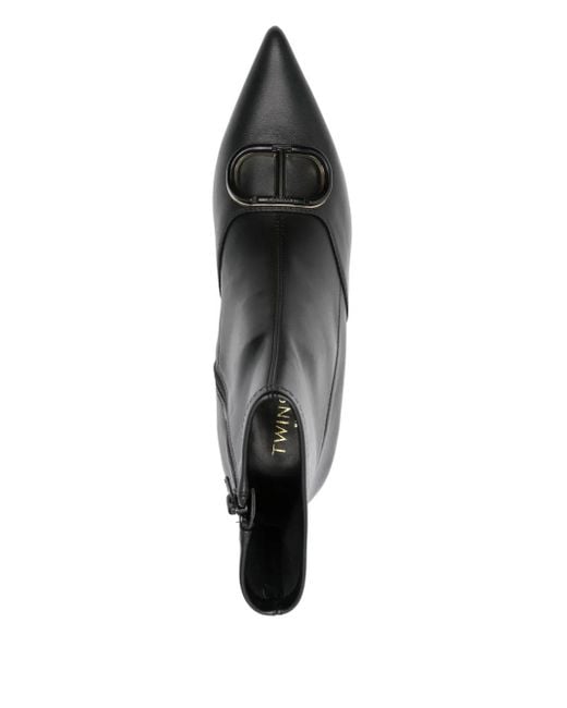 Stivaletti A Punta 60Mm di Twinset in Black