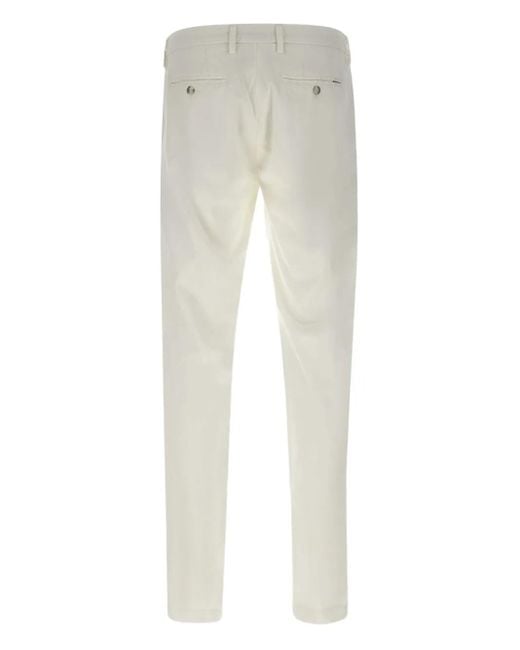 Re-hash Gray Welt-Pockets Cotton-Blend Trousers for men