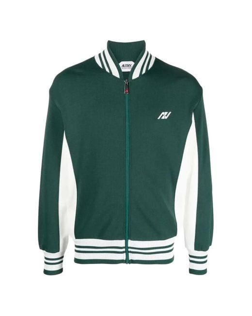 Autry Green Veste Bomber À Empiècements for men