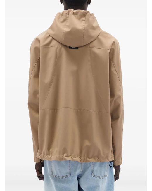 Giacca Con Cappuccio di MSGM in Natural da Uomo