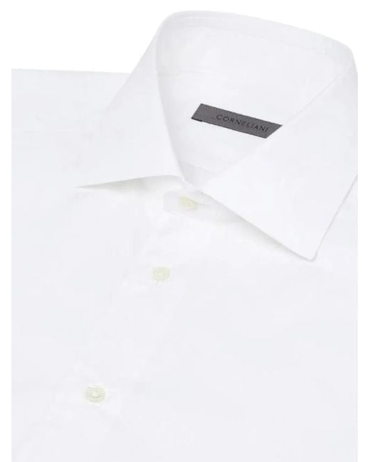 Corneliani Button-Up Overhemd in het White voor heren