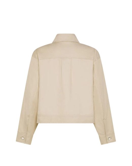 Seventy Natural Pocket Button Cropped Jacket