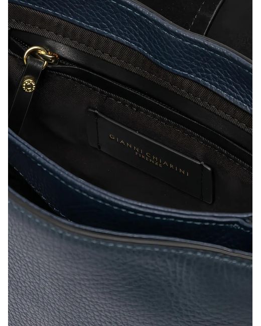 Gianni Chiarini Blue Sac Porté Épaule Helena Round