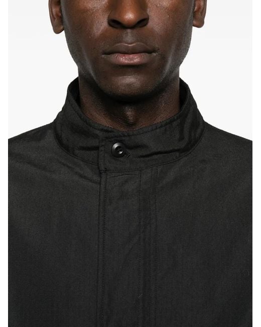 Snow Peak Black Button Pocket Coat