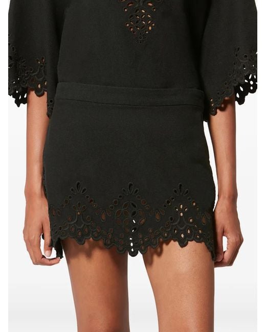 Isabel Marant Black Blouma Miniskirt