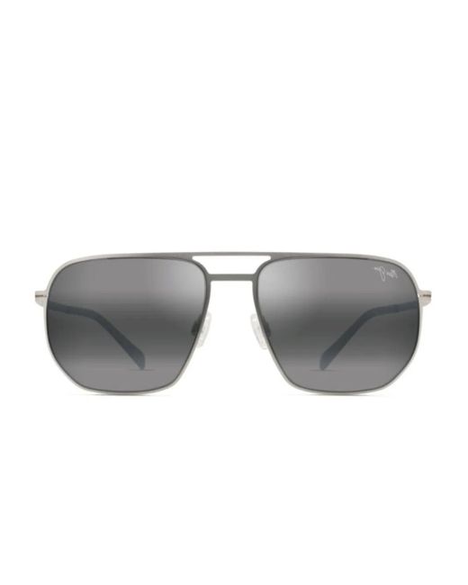 Maui Jim Shark's Cove ジオメトリック サングラス Gray