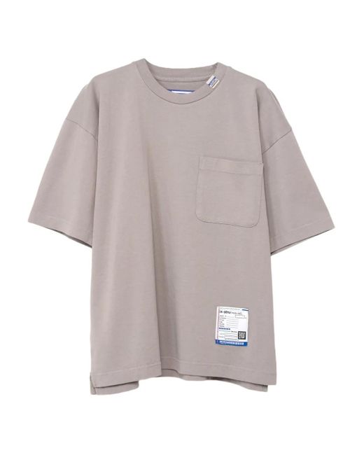 in・stru(men-tal) T-Shirt Met Zak En Korte Mouwen in het Gray voor heren