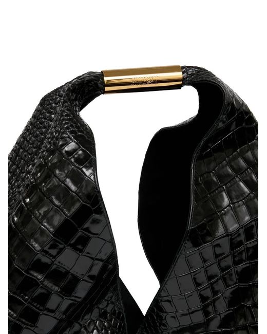 MM6 by Maison Margiela Black Large Japanese Shoulder Bag