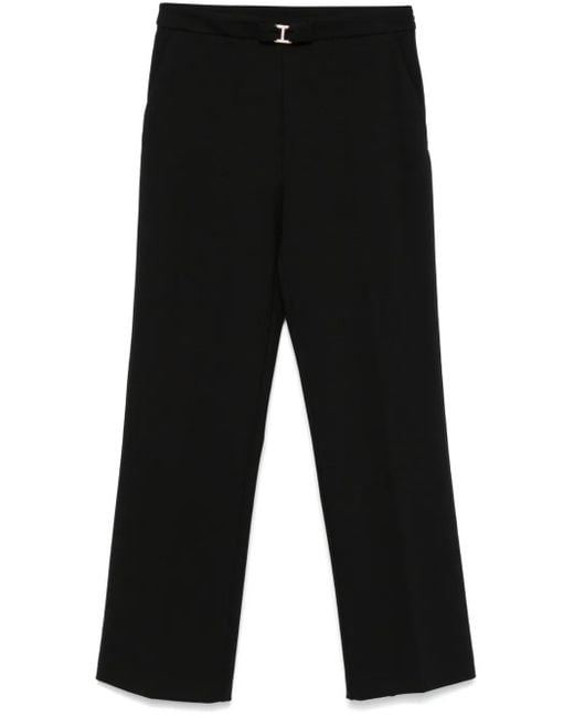 Twinset Black Bow-Detailing Trousers