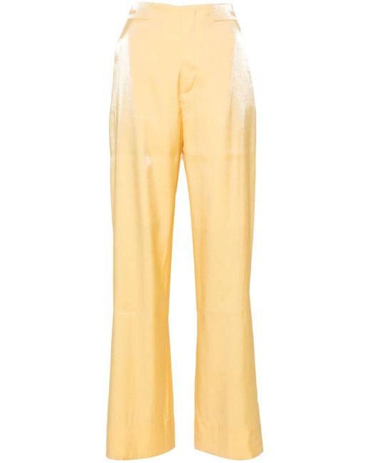 Pantalon Vapor à effet de brillance Aeron en coloris Yellow
