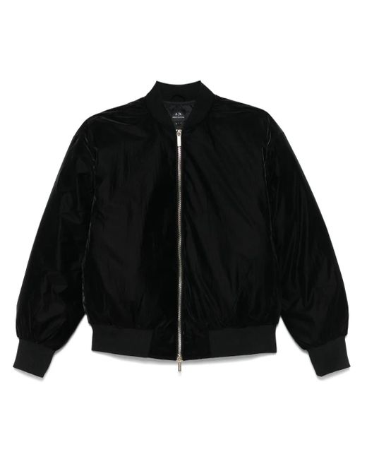 Giacca Con Effetto Velluto di ARMANI EXCHANGE in Black