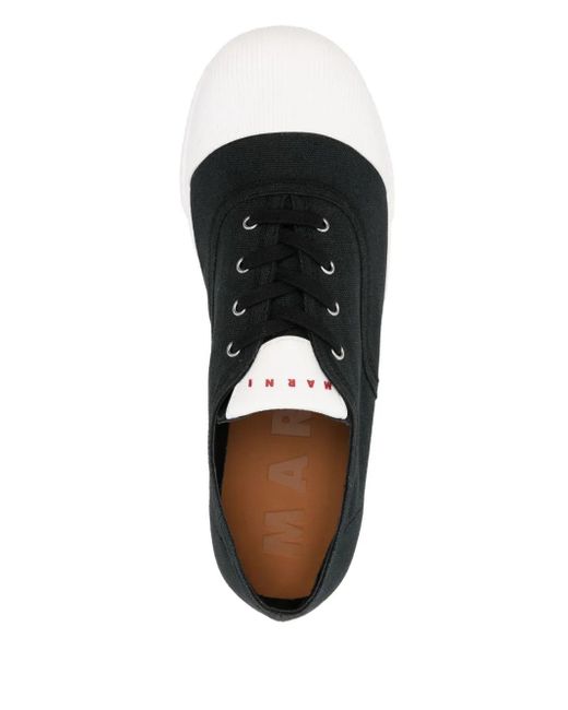 Zapatillas de lona Marni de hombre de color White