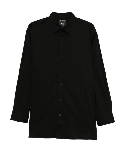 Camisa con botones Y-3 de hombre de color Black