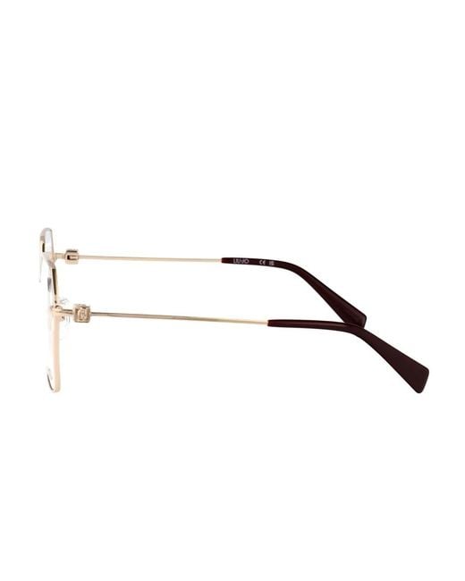 Liu Jo Natural Geometric-Frame Glasses