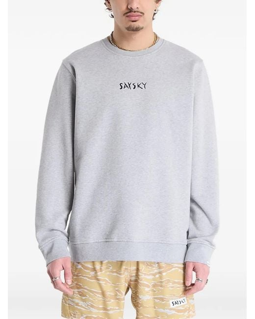 Saysky Gray Tiger Everyday Sweatshirt for men