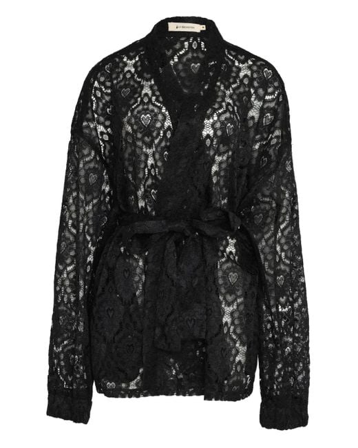 Lethicia Bronstein ベルテッド ジャケット Black